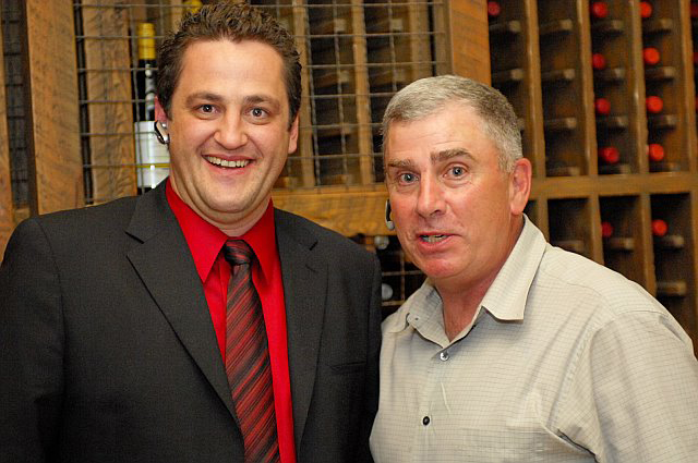 Shaun Masterman (Headsets.com) and General John Abizaid. Plantronics headsets: Plantronics Discovery 655 Bluetooth Headset & Plantronics Voyager 510 Bluetooth Headset